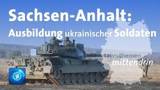 Sachsen-Anhalt: Ausbildung ukrainischer Soldaten | tagesthemen mittendrin