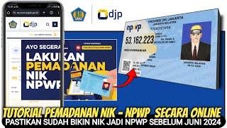 Tutorial Pemadanan NIK menjadi NPWP secara online