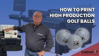 ColDesi UV 300H3F | Golf Ball Demonstration