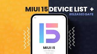  MIUI 15 Release Date - Confirmed & Supported Devices 