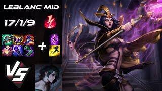 MID LeBlanc vs Hwei - EU Grandmaster Patch 14.24