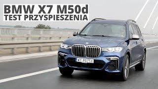 BMW X7 M50d 3.0 Diesel 400 KM (AT) - acceleration 0-100 km/h