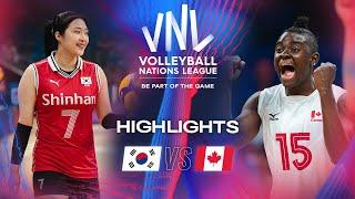  KOR vs.  CAN - Highlights | Women's VNL 2024