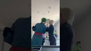 Remember the dish washing scene #zosan #zoro #sanjicosplay #sanji #zorocosplay #onepiece