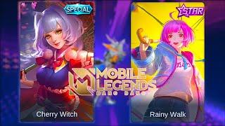 Kagura Rainy Walk VS Cherry Blossom Skin Comparison MLBB