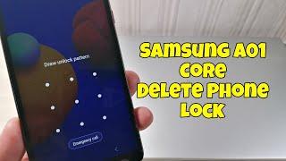 Forgot Password Samsung A01 Core (SM-A015F). Unlock pattern, pin, password lock.