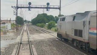 Rear view RFW on Pennsylvanian train #43. Philadelphia to Harrisburg. 6/5/24