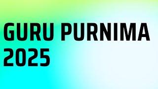 Guru Purnima 2025 Date