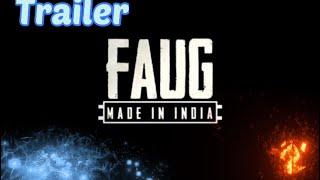 FAUG game  Official Trailer | Faug mobile game official trailer |  first look | Similar to PUBG |