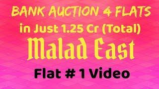 Bank Auction 4 Flats in Just 1.25 Crores Malad East.   #BankAuction #AucshunGenie #RealEstate