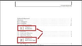 How to make a fancy table of contents in Latex