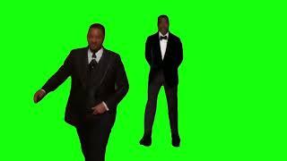 Will Smith Slapping Chris Rock Green Screen HD