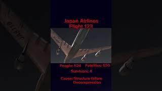 Japan Airlines Flight 123 #aviation #crash #viral #shorts