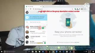 How to extract all WhatsApp group contact and save it to Vcard(VCF)