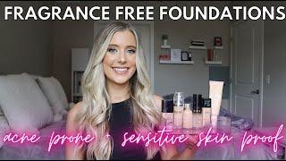 Affordable Fragrance Free Foundations for Acne Prone Skin Sensitive Skin | Drugstore Foundation 2020
