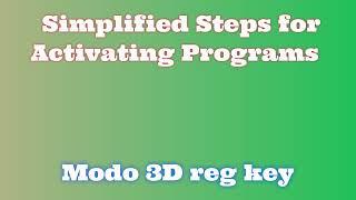 Modo 3D: Download and Installation Process Explained