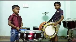 Small boys drums and thavil battle #drums