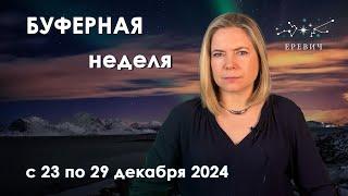 Между Солнцестоянием и Новолунием - последняя неделя года | Неделя 23-29 декабря 2024г | EREVICH