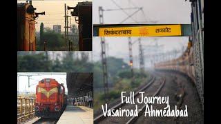 JOURNEY | Secunderabad Rajkot Express | Vasai Road to Ahmedabad Jn | Full Journey | Indian Railways