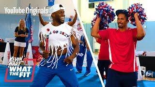 Cheerleading with Damon Wayans Jr. and Kevin Hart
