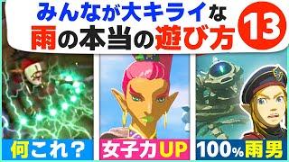 [小ネタ] 隠れた裏設定から便利技まで！「雨」が好きになる１３選 [ゼルダの伝説 ブレスオブザワイルド]