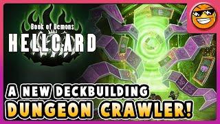 A NEW ROGUELIKE Deckbuilder! | HELLCARD | First Impressions 2023 #woovit