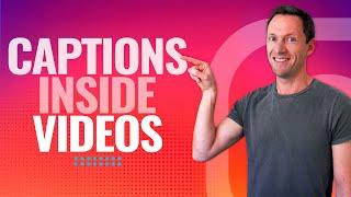 How to Add Captions to Videos [UPDATED] - Hardcode Subtitles in Instagram Videos!