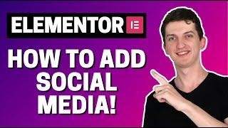 How To Add Social Media Icons In Elementor