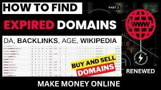 How to Find Expired Domains | Guide to Buying and Selling Domains