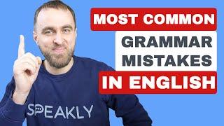 8 MOST COMMON Grammar Mistakes English Learners Make 