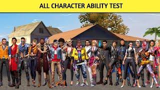 ALL CHARACTER ABILITY TEST FREE FIRE // GARENA FREE FIRE