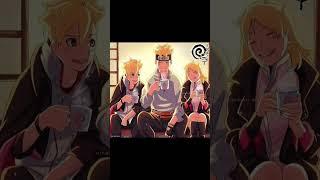 Naruto and Boruto characters and their father and children l#anime#naruto#boruto#shorts