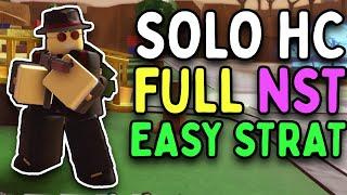 SOLO HARDCORE WAVE 50 WITH NO SPECIAL TOWERS | FULL GUIDE | Roblox Tower Defense Simulator