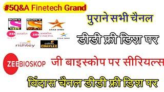 #5Q&A Finetech Grand  Colors Rishtey and Zee Anmol On DD Free Dish, Zee Bioscope on DD Free Dish!!