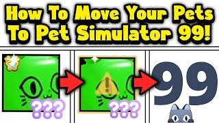 How to Transfer Pets from PSX to Pet Sim 99! (Everything you need to know)