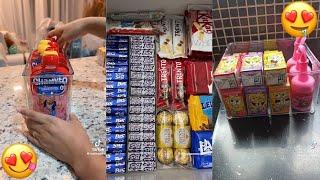 ORGANIZAÇÃO DE GELADEIRA + GAVETA DE DOCES (snack drawer) | ASMR