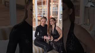 Candice Swanepoel and Barbara Palvin during the 77th Cannes Film Festival