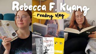 Rebecca F. Kuang reading week  | Babel, The Poppy War & Yellowface | spoiler free reading vlog