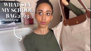 WHAT’S IN MY SCHOOL BAG 2023 | *sixthform/college