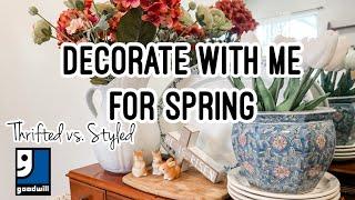 Thrifted vs. Styled // SPRING DECOR 