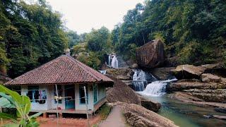 MasyaAllah Tak Disangka, Bisa Sampai Ke Kampung Seindah Ini Di Dekat Curug Pinggir Hutan