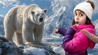  Fun & Educational SNOW ANIMALS Video for Kids and Toddlers | Learn Animal Names & Sounds by Atrin