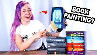I painted on all my favorite books...