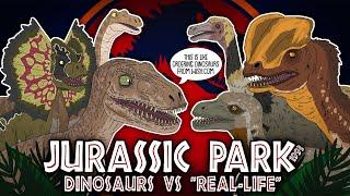 Jurassic Park Evolution: Movie Dinosaurs Compared To Real Life (1993 - ANIMATED)