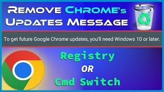 How to REMOVE: To get future Google Chrome updates (2 Methods)
