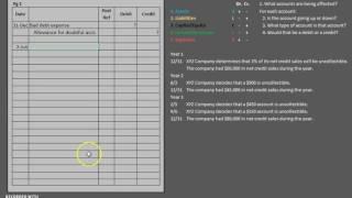 Accounting for Bad Debts: Allowance Method - Percentage of Sales