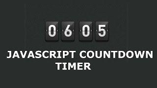 JAVASCRIPT COUNTDOWN TIMER