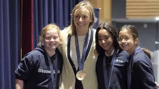 Katie Ledecky | Stone Ridge School of the Sacred Heart, Bethesda, MD Visit