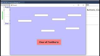 Visual Basic .net tutorial| Clear all textboxes in Vb.net at once