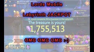 Lords Mobile - How To Win Labyrinth Jackpot
